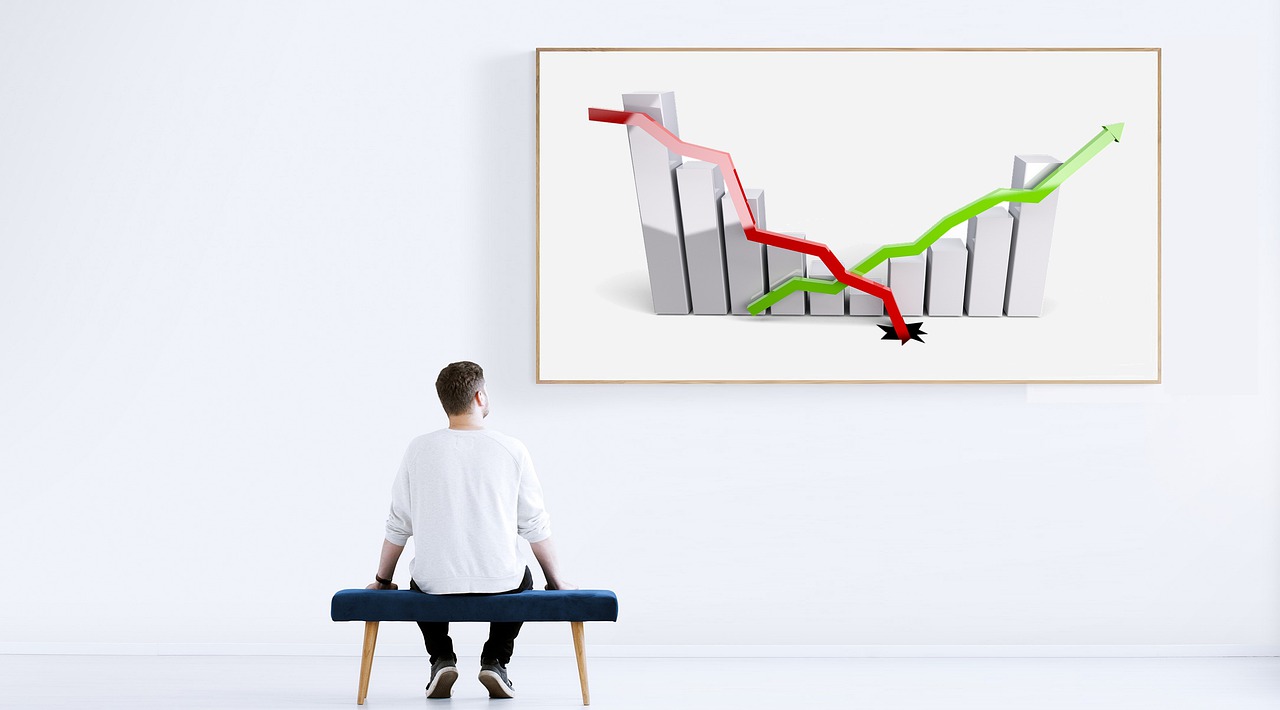 stock exchange, market, graph